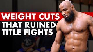 10 Weight Cut Fails That Totally Botched Title Fights