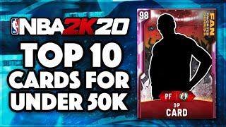 TOP 10 OVERPOWERED PLAYERS That You Can Buy For LESS THAN 50K MT IN NBA 2K20 MYTEAM!!