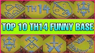 NEW TOP 10 TH14 Funny & Troll Base With Link | Town Hall 14 Funn Base Copy Link | Clash of clans