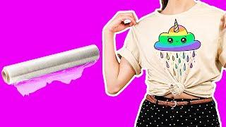 40 AWESOME T-SHIRT TRANSFORMATIONS || 5-Minute Decor Tips For Your Clothes!