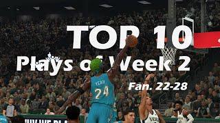 NBA2K20 | Top 10 Plays of Week 2 | Fab. 22-28