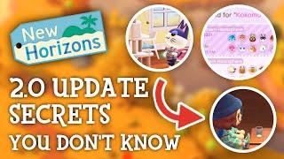 Animal Crossing New Horizons - 2.0 UPDATE SECRETS You Don't Know