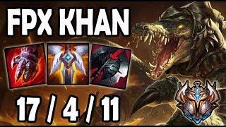 Renekton vs Sett TOP [ FPX Khan ] Lol Challenger Korea