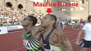 Maurice Greene Personal Best on 200m - 1997 DN Galan Stockholm (HD)