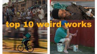 TOP 10 world weird and worst jobs | Info Time | Pees Pochu