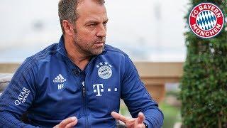 Hansi Flick: Positive Reflection on Training Camp in Doha & Injury Update on Gnabry and Hernandez