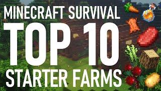 MİNECRAFT TOP 10 STARTER FARMS FOR YOU !!!