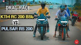 Ktm Rc 200 Bs6 VS Pulsar RS200 | Which is best | TOP END l | Battle Drag Race | Therishavroc