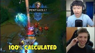 Calculating The PERFECT Pentakill I Have Ever Seen | LoL Epic Moments #960