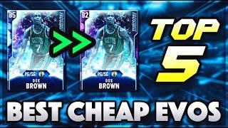 Top 5 BEST BUDGET Evo Cards That You NEED TO GET In NBA 2k20 MyTEAM!!