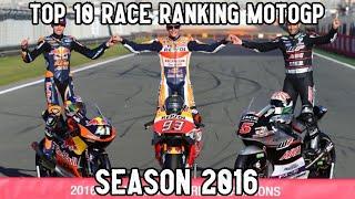 [2016] TOP 10 RACE RANKING HISTORY POINT MOTOGP