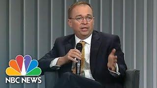 Mick Mulvaney On Ukraine: 'Politics Can And Should Influence Foreign Policy' | NBC News