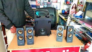 NEW F&D F7700X 4.1 HOME THEATER || SOUND/BASS TEST || DUAL BASS DRIVER FOR DEEP BASS