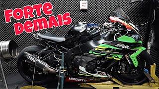 "TURBINEI" MINHA ZX10R DE CORRIDA, FICOU FORTE DEMAIS | REMAP ECU KAWASAKI RACING