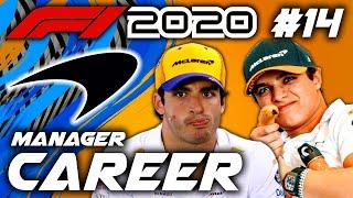 F1 2020 McLaren Manager Career - MONSOON RAIN CAUSES SPINS & THRILLS! #14