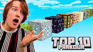 10 NAJLEPSZYCH PARKOURÓW OD WIDZÓW - TOP 10 MINECRAFT