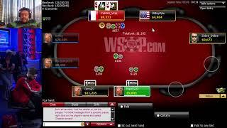 10 757$ A LA 1ERE PLACE 18 JOUEURS RESTANTS LIVE DEPUIS LAS VEGAS