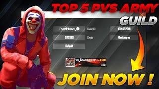 Pvs Army Top 5 Guild join Fast Watch most Guy's ❣️