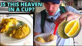 We tried Durian cendol! BEST dessert in Malaysia - Street Food at Chow Kit Market, Kuala Lumpur