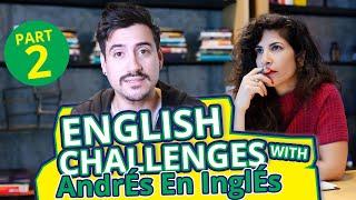 10 English words difficult to pronounce |  American Accent 1-1 with @AndrÉs En InglÉs PART 2