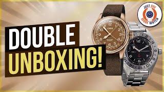 Double Unboxing! Vostok GMT + Oris Big Crown Double Bronze !