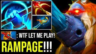 Never Give Mercy Until RAMPAGE | Crazy Daedalus Build Magnus Top Immo Rank 7.24 Dota 2