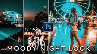 How To Edit Moody Night Photo | Cinematic Night | Photo Effect | FREE PRESET DOWNLOAD