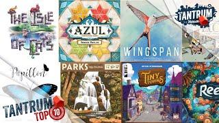 Top 10 Board Games at TantrumCon 2020