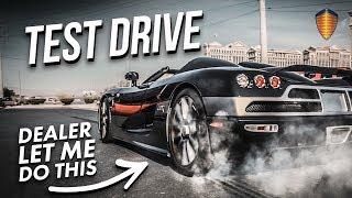 KOENIGSEGG TEST DRIVE GONE WRONG! *BAD DECISION*