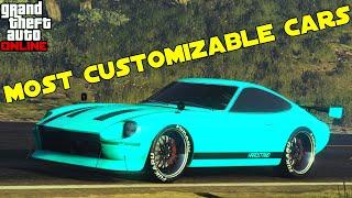 GTA 5 - TOP 12 MOST CUSTOMIZABLE CARS IN THE GAME!!