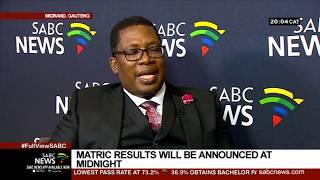 2019 Matric Results | Gauteng Education MEC Panyaza Lesufi on the province's results