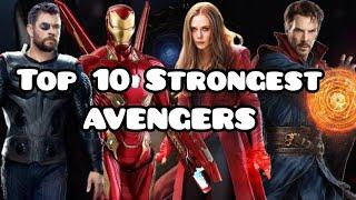 Ranking the TOP 10 Strongest Avenger with Power Levels