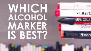 WHICH ALCOHOL MARKER IS BEST?! - Testing 10 Brands of Markers