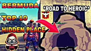 #FREEFIRE 'BERMUD'A   TOP- 10 HIDDEN PLACE