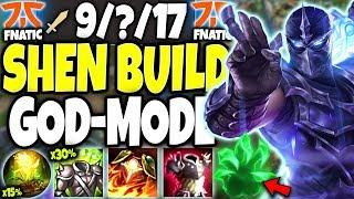 The Fnatic Shen GOD-MODE BUILD to CARRY 