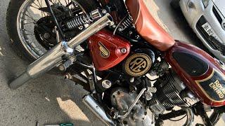 Royal Enfield Bullet Dholki Silencer Sound | Punjab Silencer Sound in Bullet Classic bs4 |