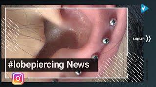 Top 10 #lobepiercing Posts & Updates, Starring: ninazhouhanzo