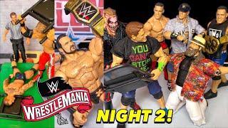 WWE WRESTLEMANIA 36 NIGHT 2 REVIEW & RESULTS! WWE ACTION FIGURE SET-UP!