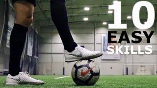10 Easy Ball Mastery Skills | No Equipment Tight Space Ball Control Training Session