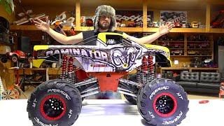 BANAN-IMATOR Install: 8 SHOCKS & YELLOW BODY - PRIMAL RC 49cc  GAS MONSTER TRUCK | RC ADVENTURES