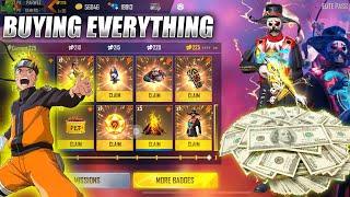 Buying Everything In Elite Pass Season 36 / 225+ Badges Best Review By PK GAMERS / Garena Free Fire