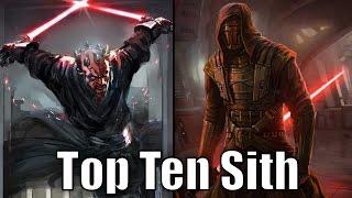 Top 10 Sith Lords (Results) - Star Wars Top Tens