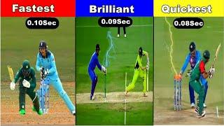 Speedy Stumping By M.S.Dhoni in Cricket /TOP10 stumping।पलक झपकने से पहले धोनी की स्टम्पिंग देखी है