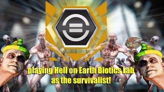 Killing Floor 2 | PLAYING HELL ON EARTH SOLO! - Survivalist On Biotics Lab!