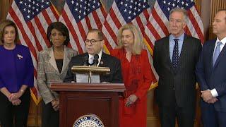 Democrats unveil articles of impeachment against Trump