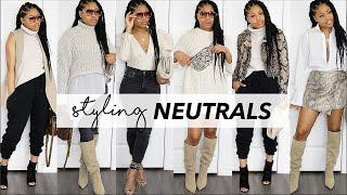 STYLING SPRING NEUTRALS | 12 Full Outfits