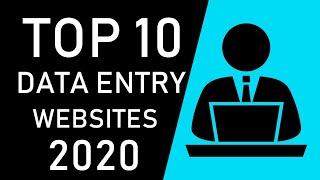 Top 10 LEGIT Data Entry Websites 2020 (Work From Home)