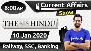 8:00 AM - Daily Current Affairs 2020 by Bhunesh Sir | 10 January 2020 | wifistudy