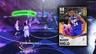 I UNLOCKED THE *NEW* GALAXY OPAL BUDDY HIELD!! TOP 10 GUARD?? MUST HAVE CARD!!! NBA 2K21 MyTEAM