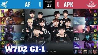AF vs APK - Game 1 | Week 7 Day 2 S10 LCK Spring 2020 | Afreeca Freecs vs APK Prince G1 W7D2
